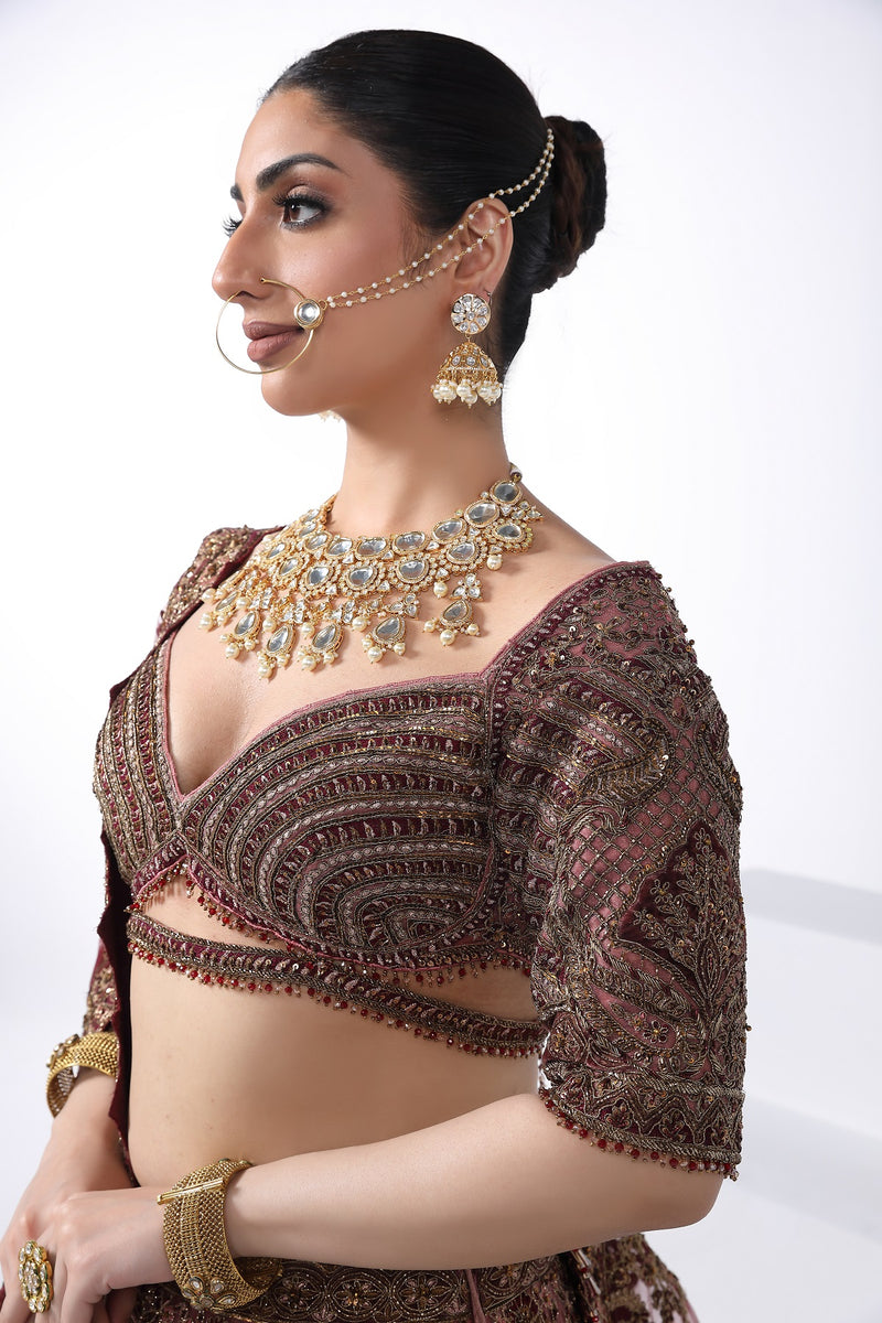 Cherry Charisma Bridal Lehenga(RH-12)