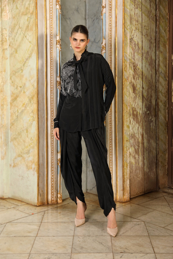 Black dhoti set (SNG-11)