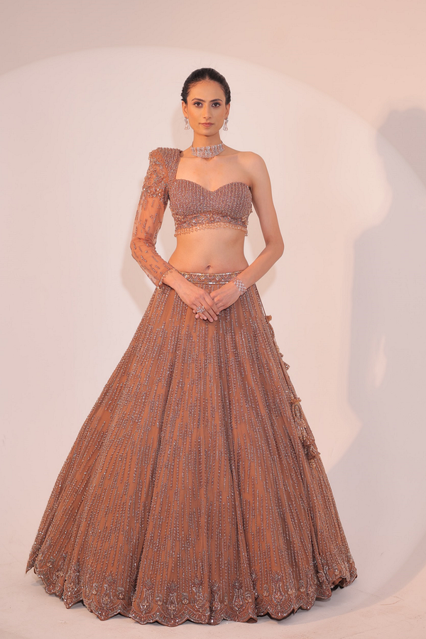 Brown Lehenga(G-53)