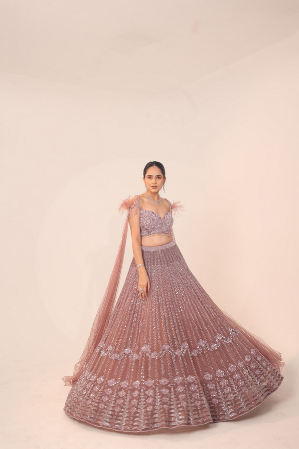 Onion Lehenga(G-54)
