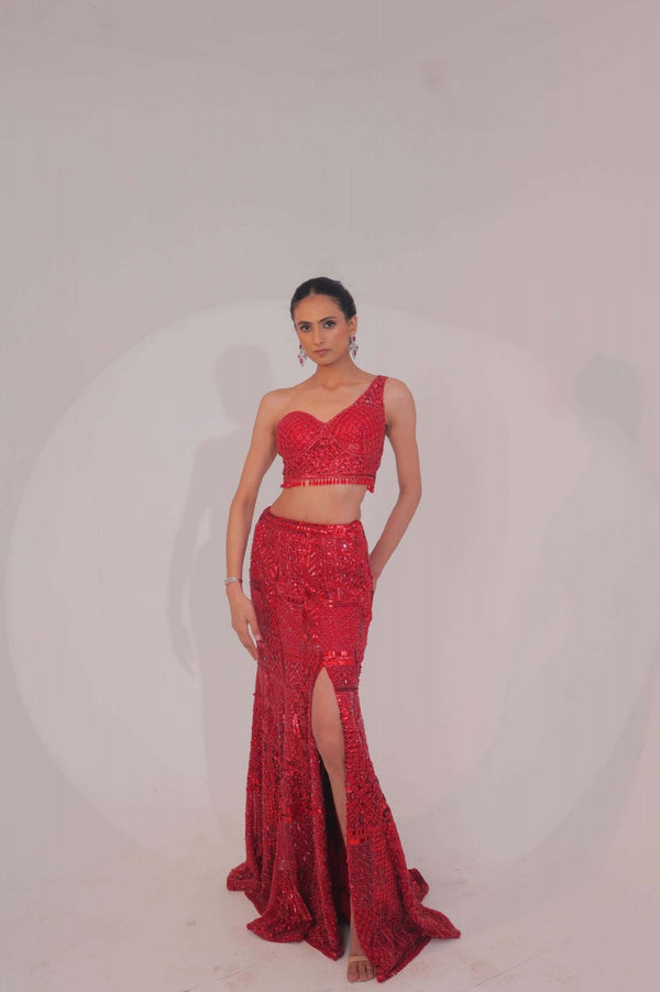 Red Lehenga(G-56)