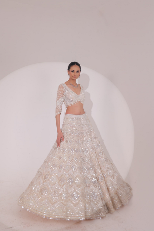 Ivory Lehenga(G-57)