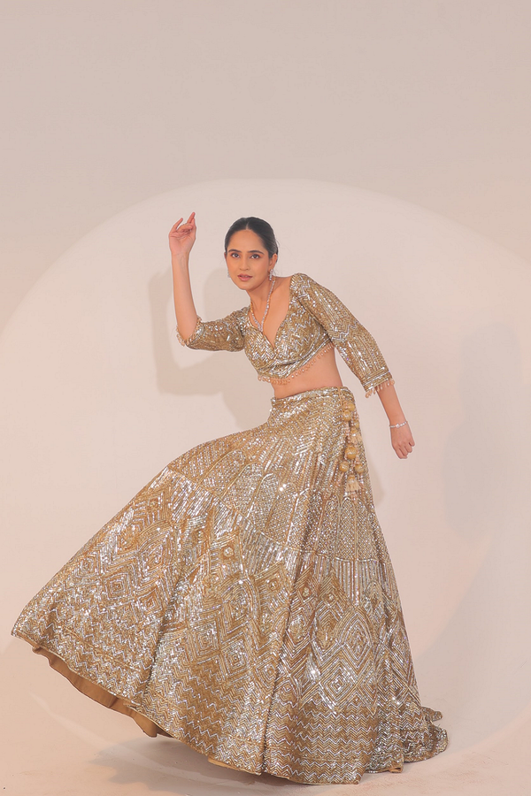 Gold Lehenga (G-60)